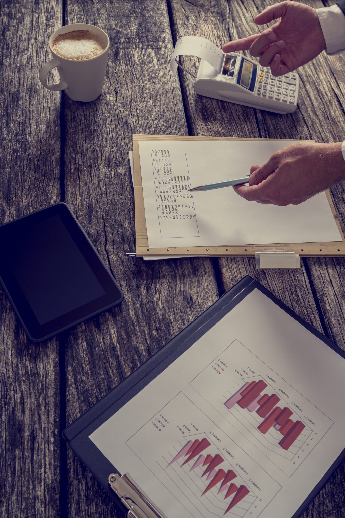Financial business adviser or accountant reviewing and checking Business Advisor | Brock CPA Firm Jacksonville FL